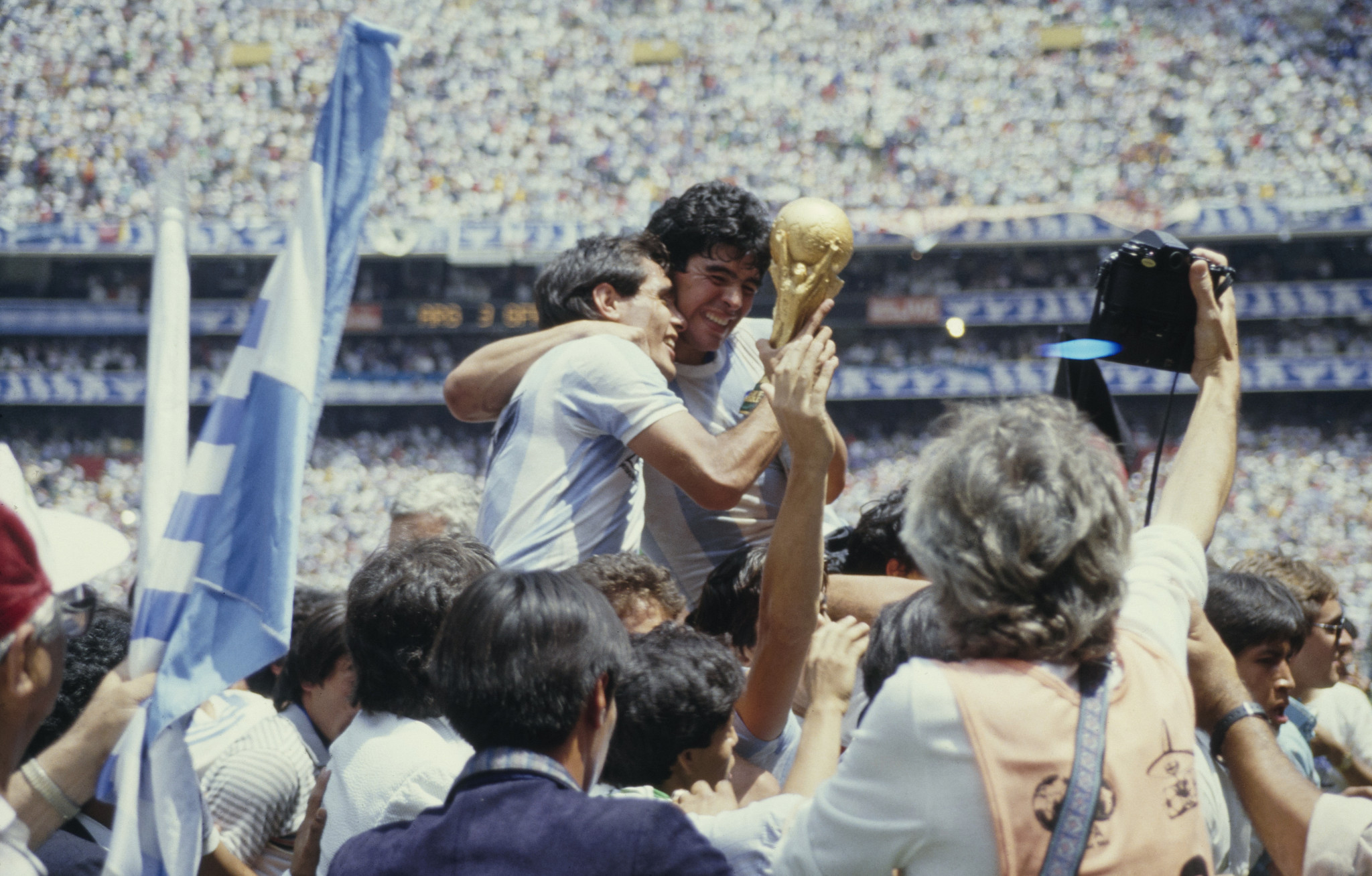 Maradona won the World Cup with Argenina, but his 