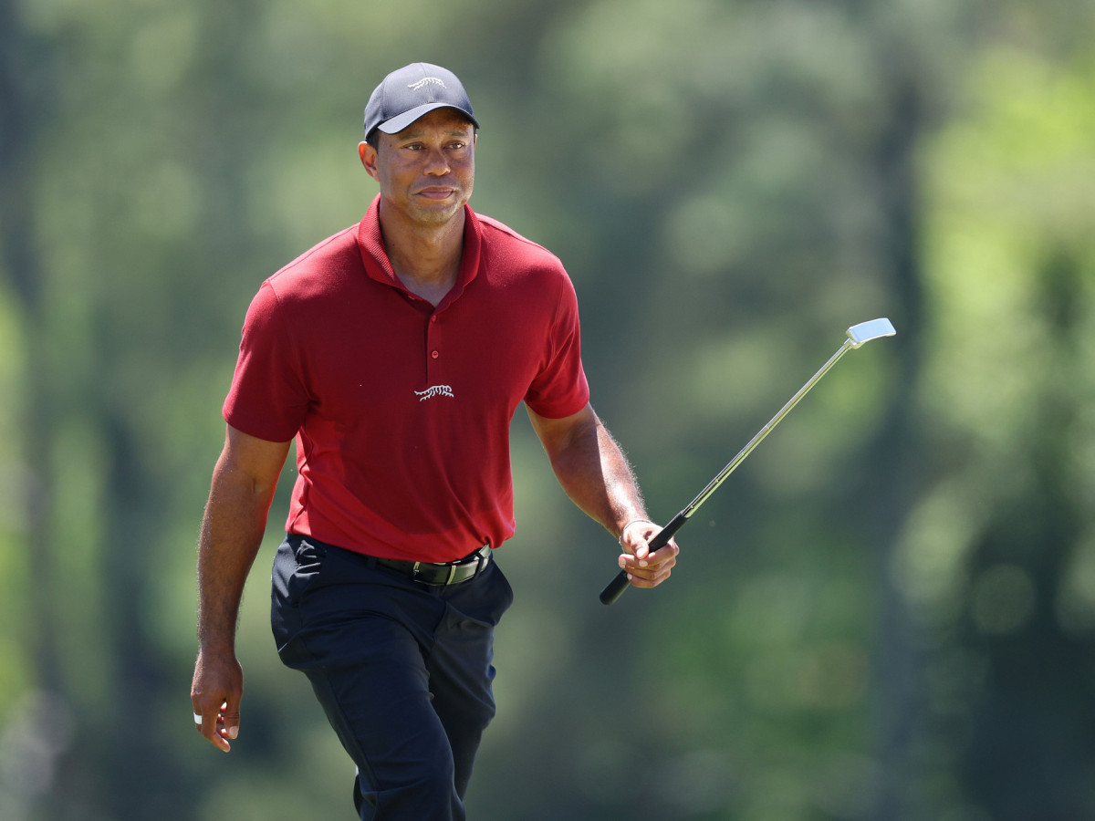 Tiger Woods at Augusta National Golf Club. GETTY IMAGES