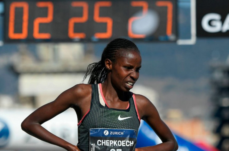 Kenyan Josephine Chepkoech provisionally suspended for alleged testosterone use. GETTY IMAGES