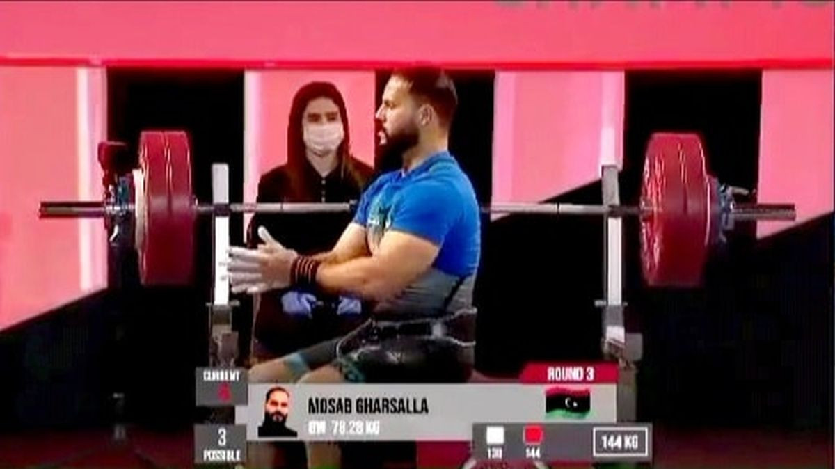Libyan Para powerlifting athlete Mosaab Mohamed Gharsalla receives three-year ban for committing an anti-doping rule violation. LIBYAN PARALYMPIC
