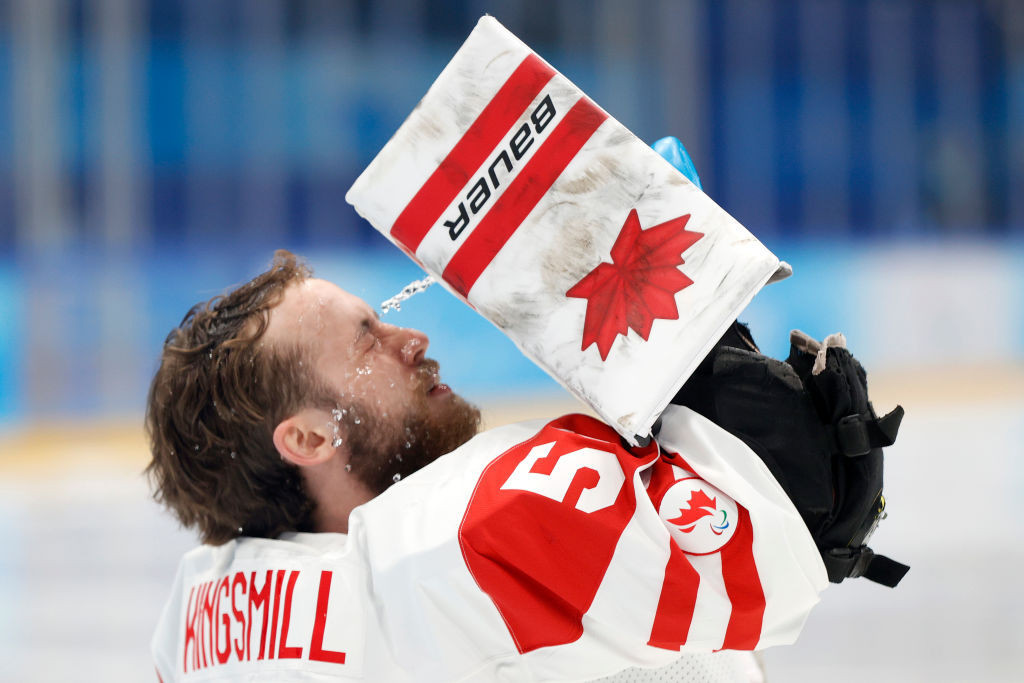 Adam Kingsmill of Team Canada is Player of the Game. GETTY IMAGES