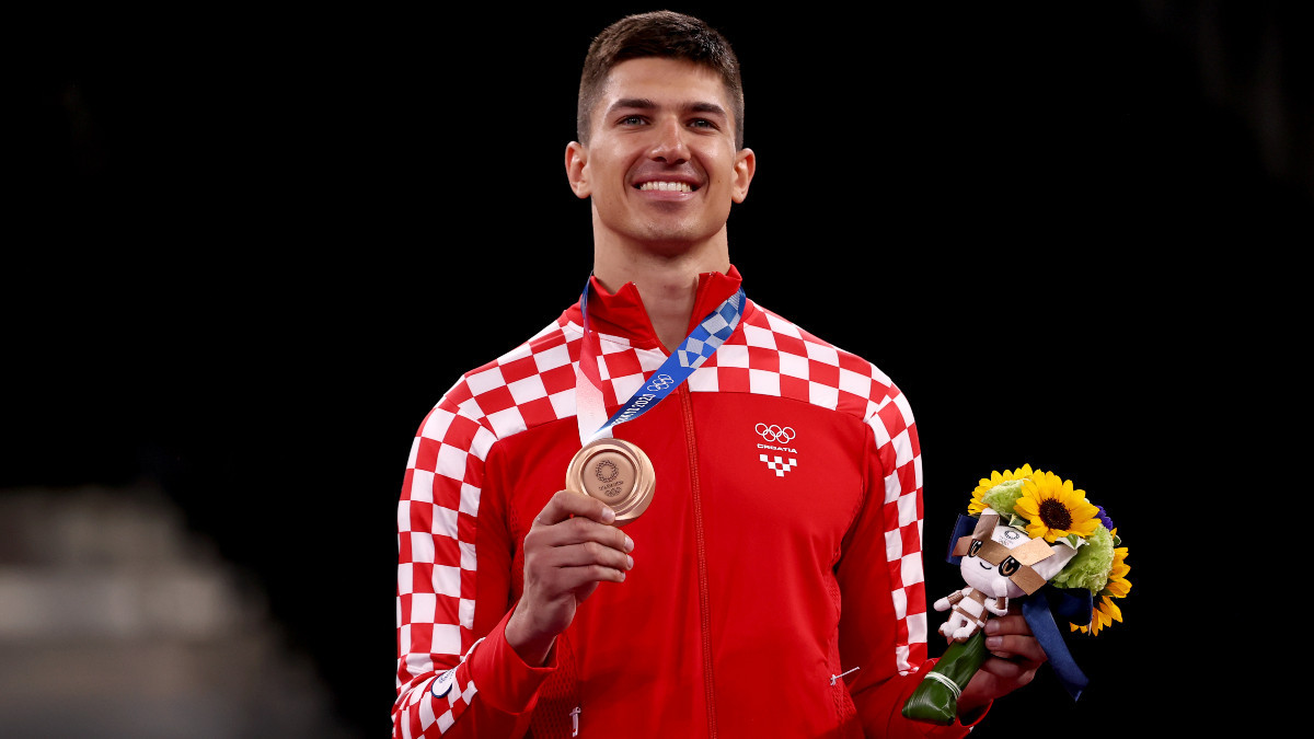 Tokyo 2020 Bronze medallist Toni Kanaet (Croatia) failed to qualify for the Paris 2020, but claimed his second European title in Belgrade. GETTY IMAGES