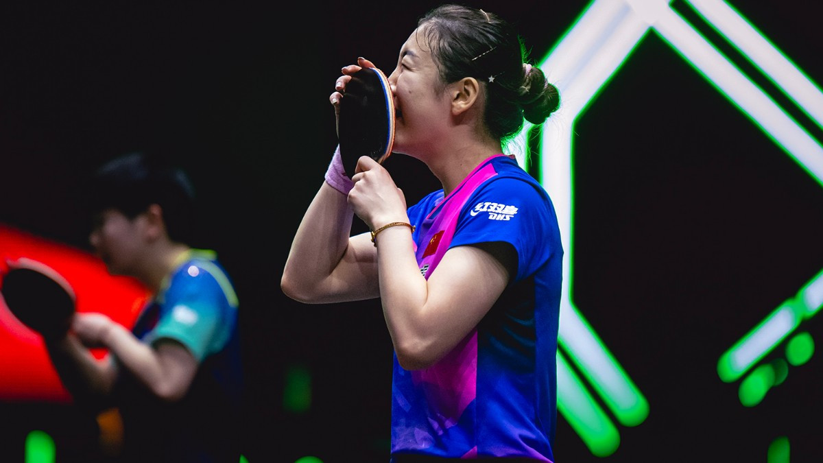 
Chen Meng emerged victorious in the women's category at the Saudi Smash. SAUDI SMASH