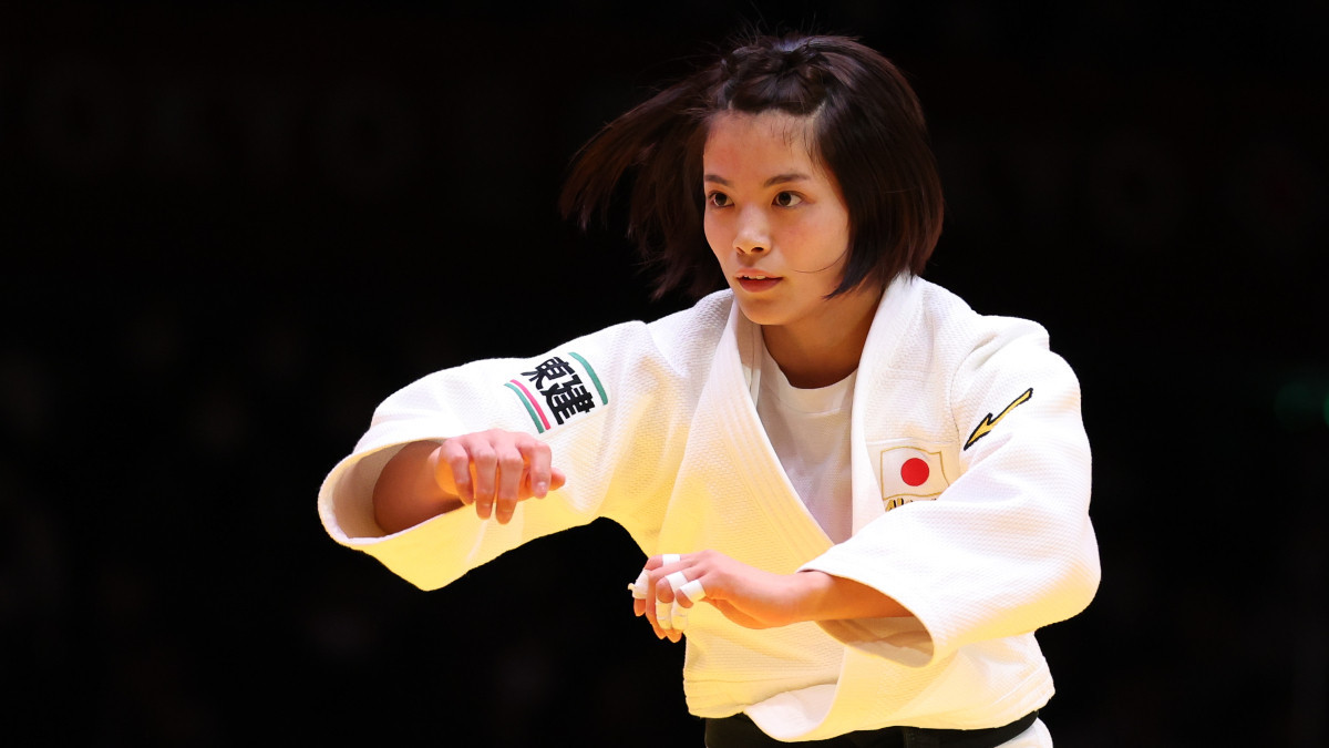 Uta Abe in action. GETTY IMAGES
