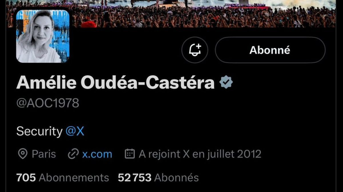 Sports Minister Amélie Oudéa-Castéra's X profile hacked