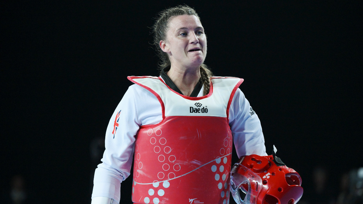 Amy Tuesdale from Great Britain won gold medal in the +65 kg category. GETTY IMAGES