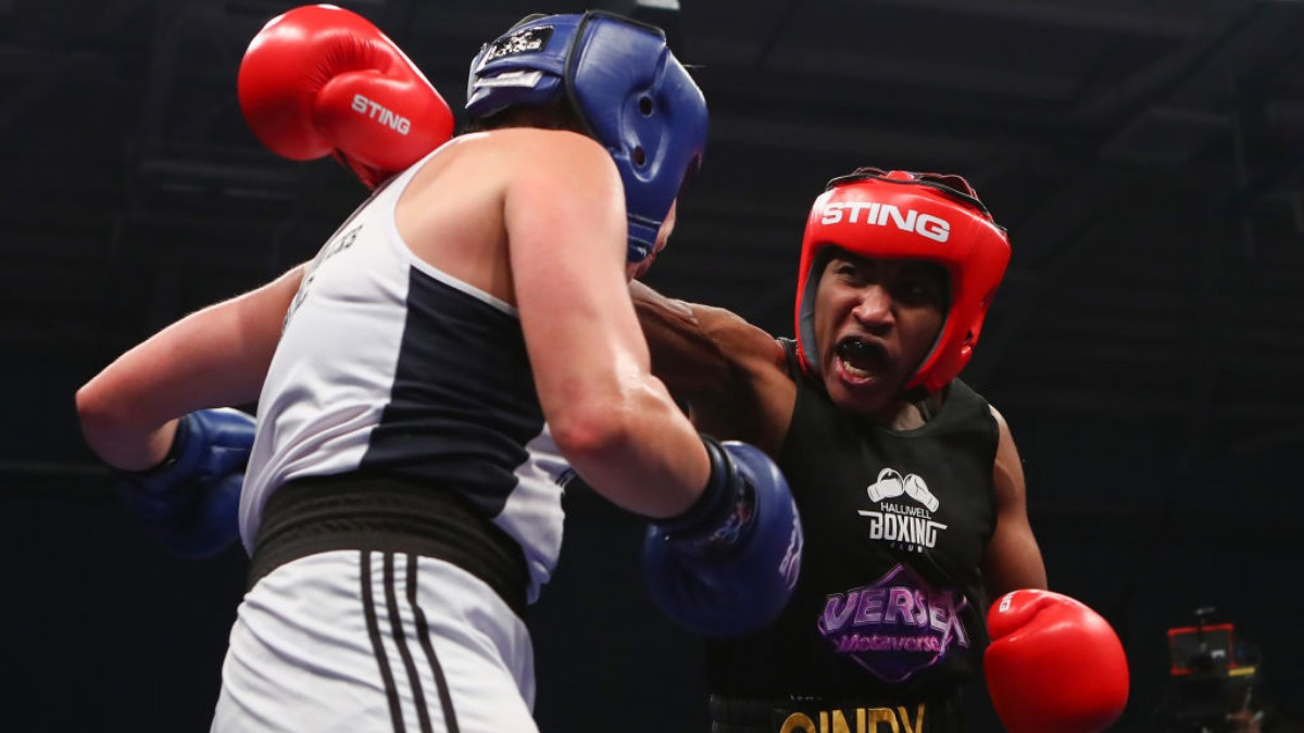 Boxer Cindy Ngamba will be one of the Africans who will be on the Refugee Team for Paris 2024. GETTY IMAGES