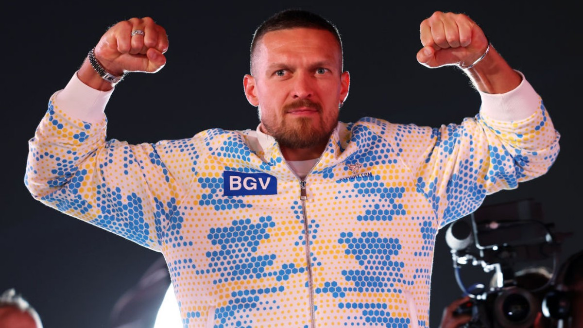 Usyk arrives in Saudi Arabia convinced of unifying the belts. GETTY IMAGES