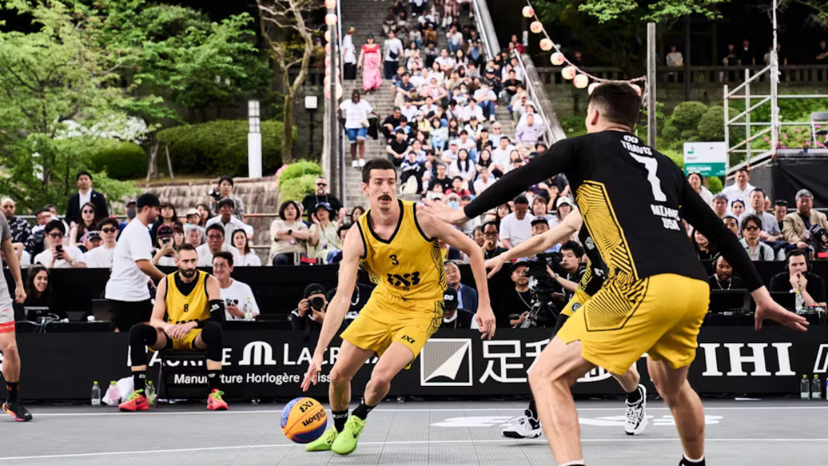 Players face off in the picturesque backdrop of historic Utsunomiya, Japan, for the thrilling 3x3 basketball tourney. FIBA