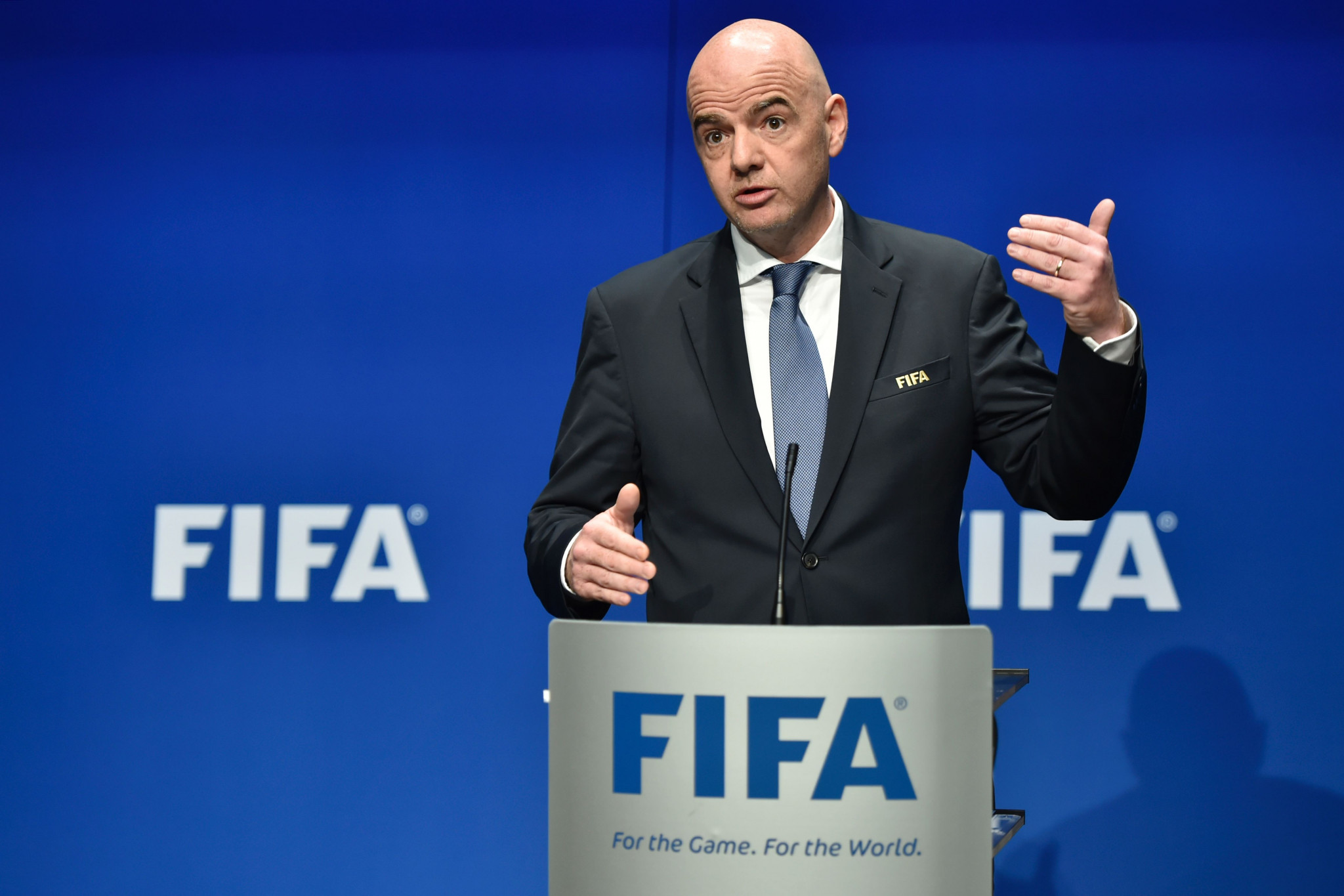 FIFA will seek legal advice over Palestinian Football Association's call to suspend Israel. GETTY IMAGES 