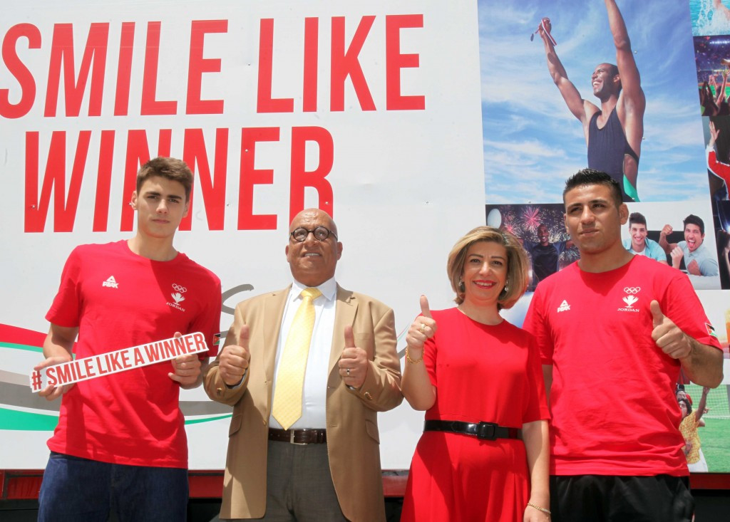 The Jordan Olympic Committee has launched the Smile Like a Winner campaign ©JOC