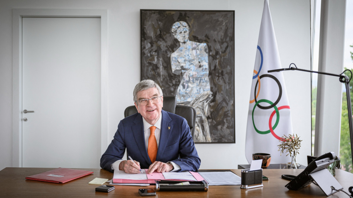 Thomas Bach is the president of the International Olympic Committee. GETTY IMAGES