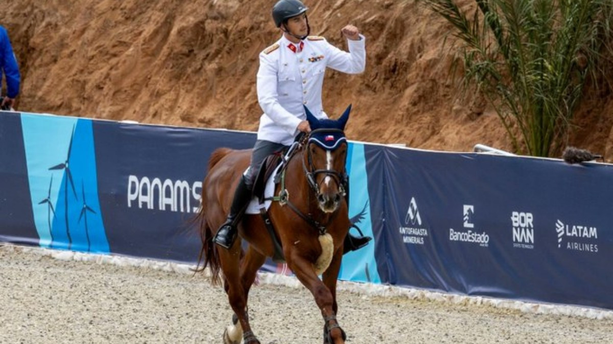 Jaime Bittner qualified for the Olympic Games last December. 'X' @Ejercito_Chile
