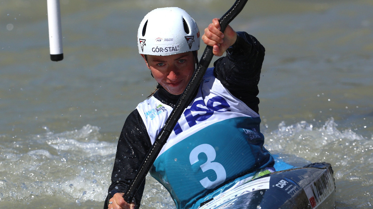 Polish kayaker Klaudia Zwolińska clinches the gold.BOBO