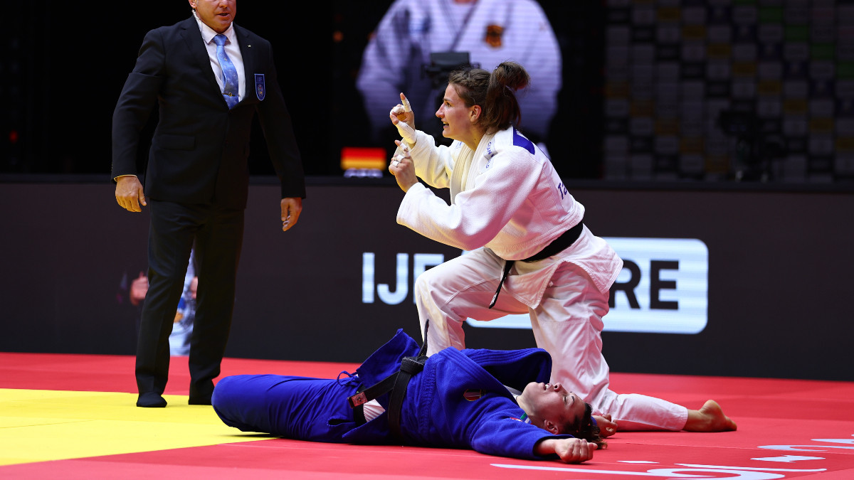 2024 Judo World Championships Day 4. Wagner wins her second world title in the Olympic year. GETTY IMAGES