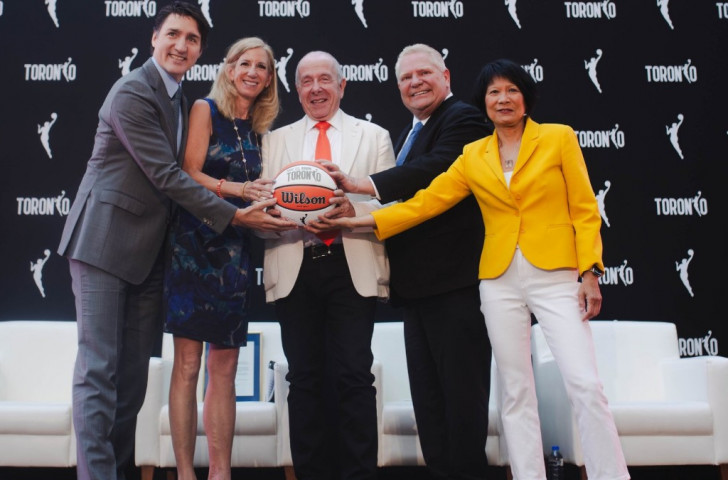 Toronto makes history as first WNBA franchise outside the United States. 'X' @WNBA_Toronto