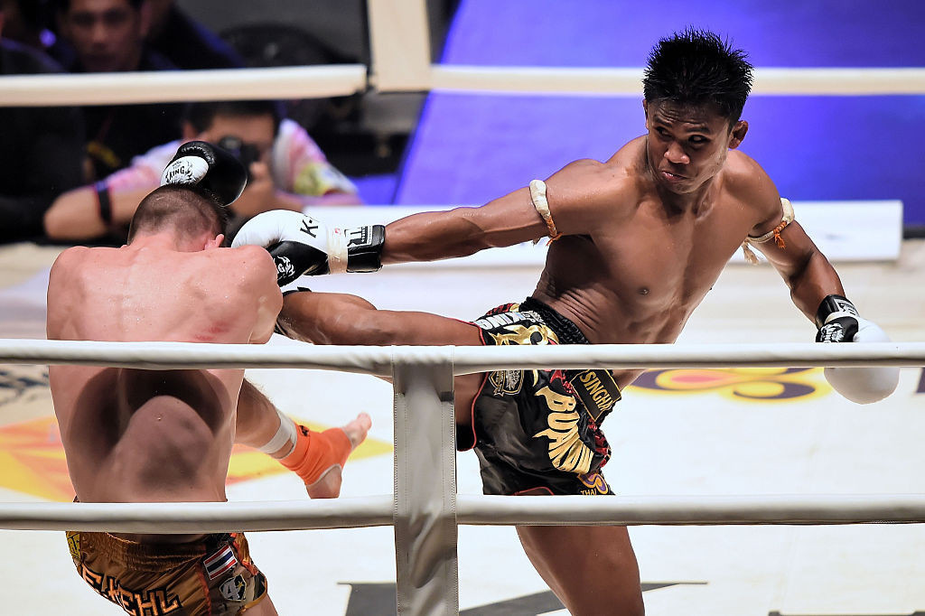 Buakaw Banchamek will make an appearance in the Muay Thai demonstrations in the Paris Olympics. GETTY IMAGES