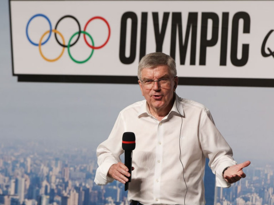 Thomas Bach issued a statement ahead of Paris 2024. GETTY IMAGES