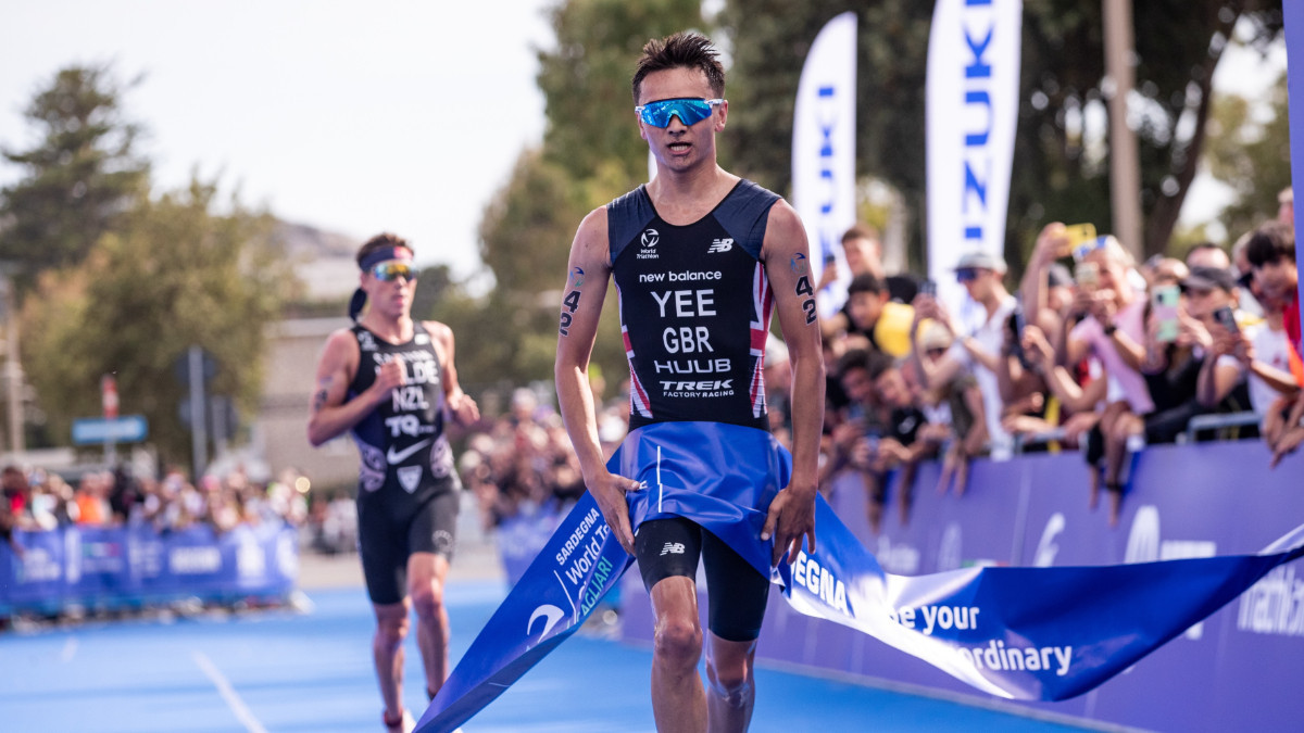 Beaugrand wins women's gold and Yee wins men's gold at Cagliari Triathlon