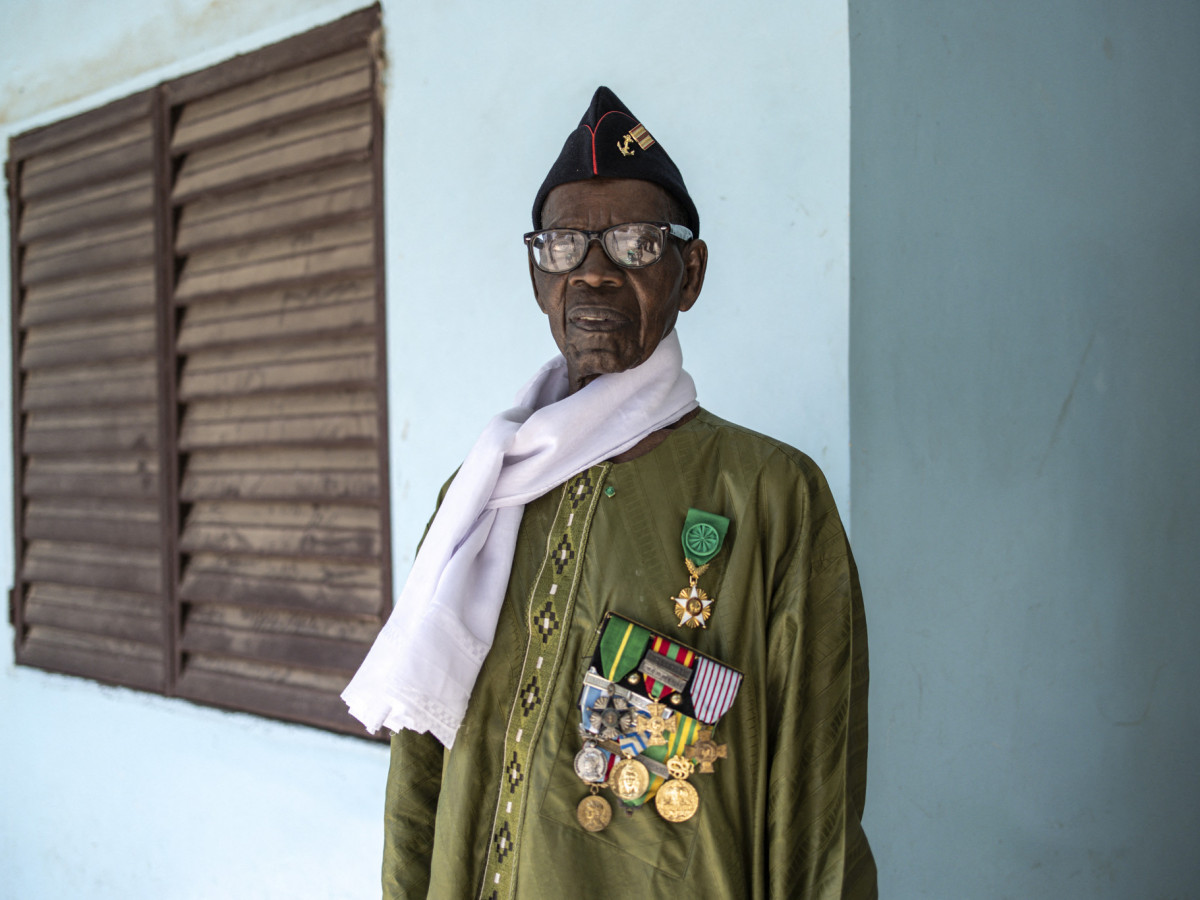 A Senegalese war veteran will cary the Olympic Flame. GETTY IMAGES