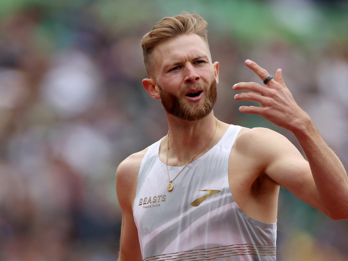 Josh Kerr believes is eyeing a new British record in Paris. GETTY IMAGES