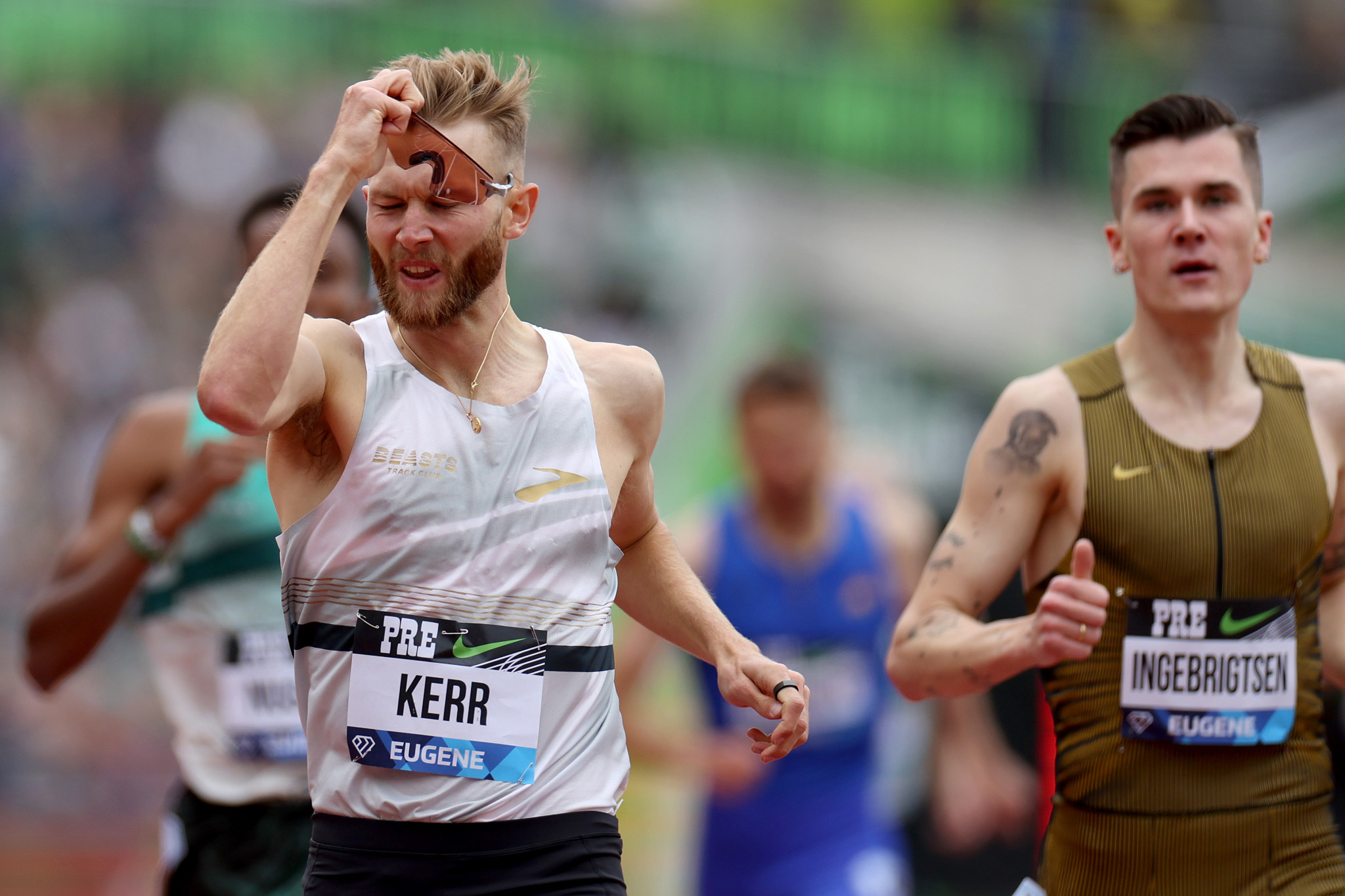 Josh Kerr has set his sights on gold and a new British record at the Paris 2024 Olympics. GETTY IMAGES