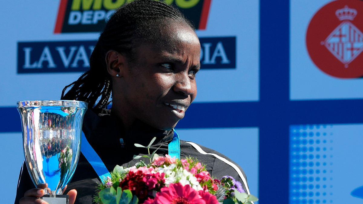 Seven-year ban for Kenyan marathon runner Josephine Chepkoech. LLUIS GENE/AFP via Getty Images 