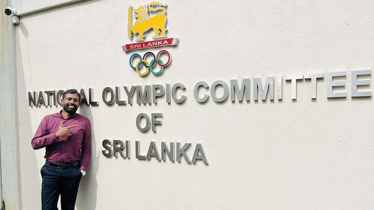 Sri Lanka's Olympic media manager was arrested while trying to flee the country