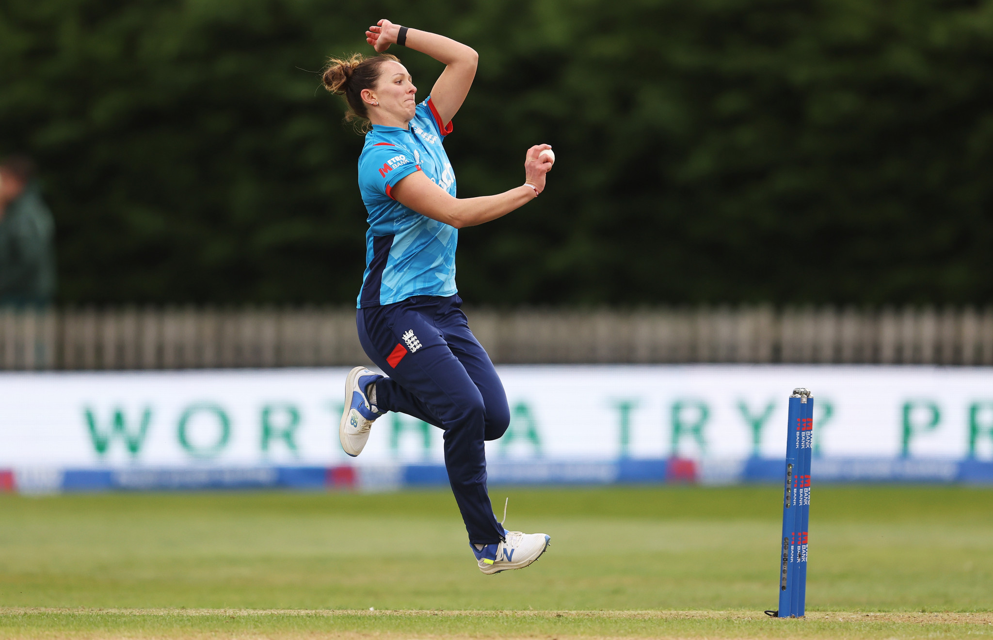 Cricketer Kate Cross has delivered glowing praise in the way of England's youngsters ahead of the T20 Women's World Cup. GETTY IMAGES