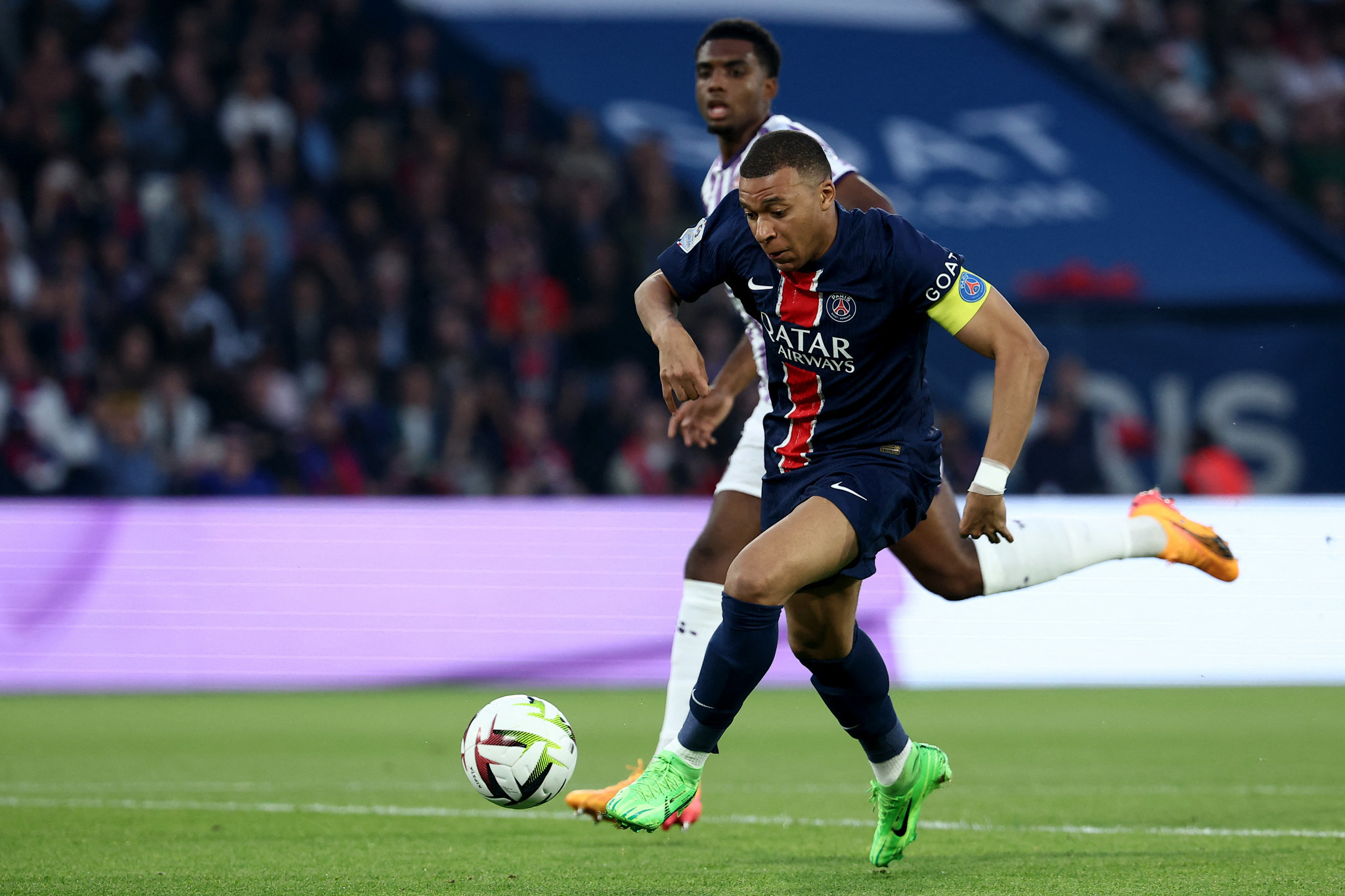 Kylian Mbappe has not received his payment and bonus for April due to a financial dispute, according to reports. GETTY IMAGES