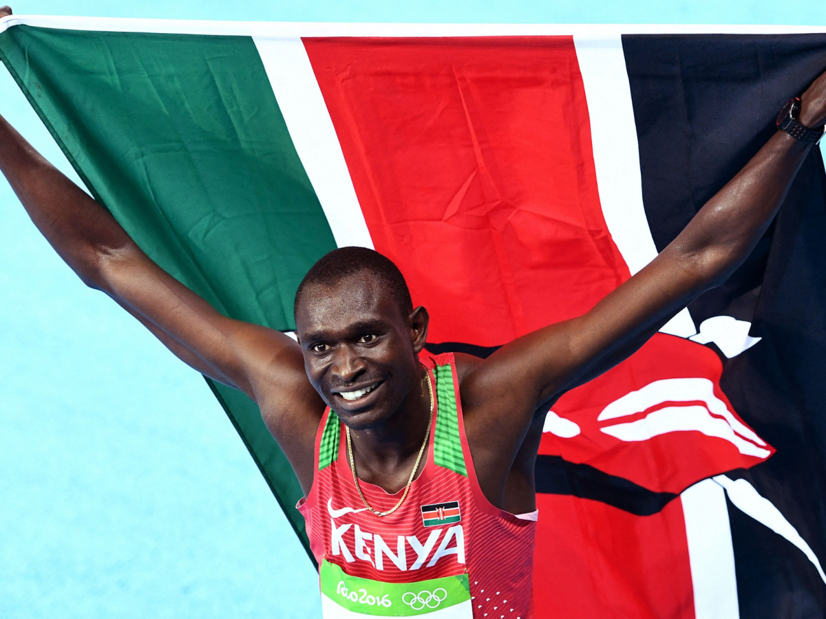 David Rudisha wants action taken for cleaner air for athletes. GETTY IMAGES