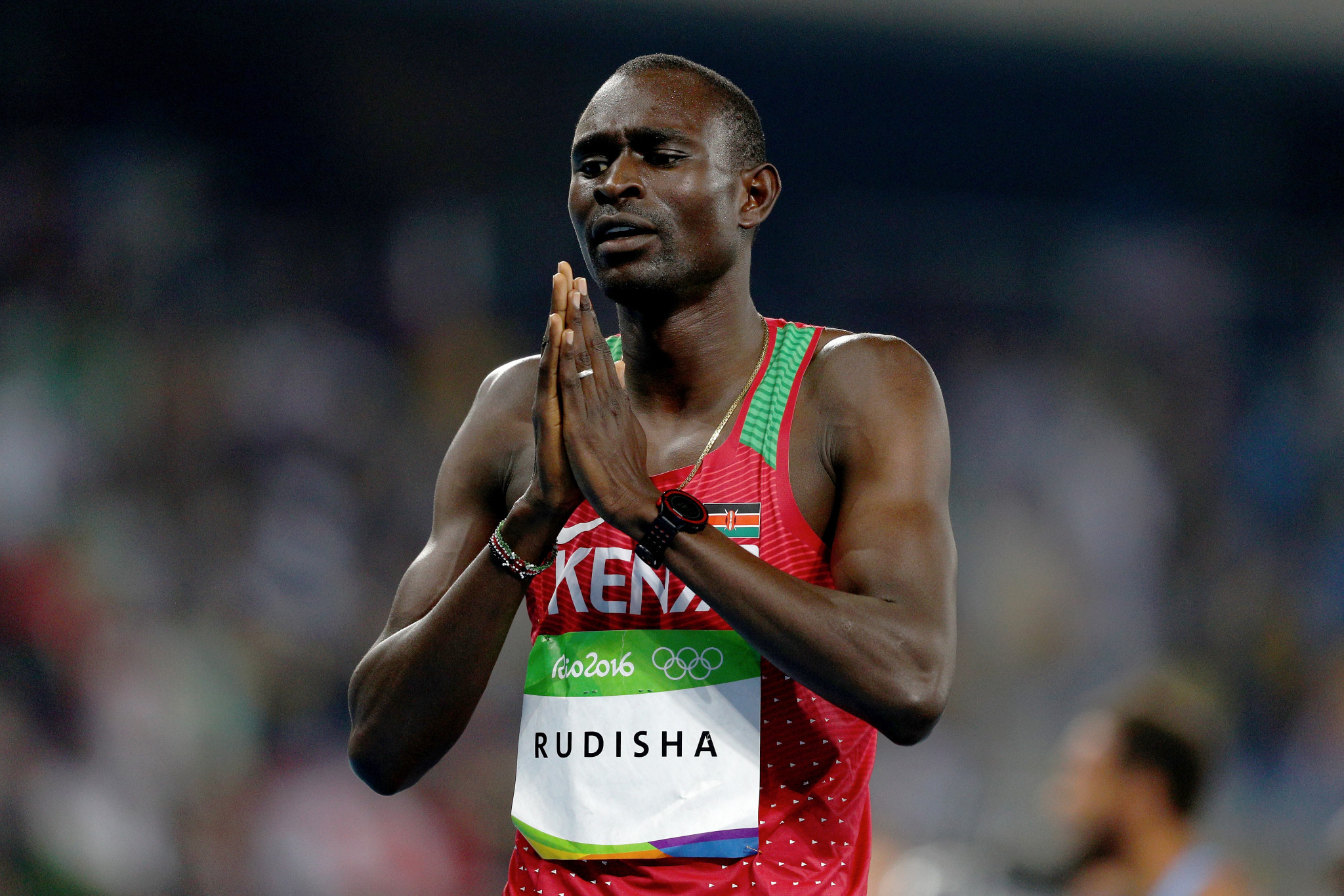 Ex-runner David Rudisha is calling for global action against air pollution. GETTY IMAGES
