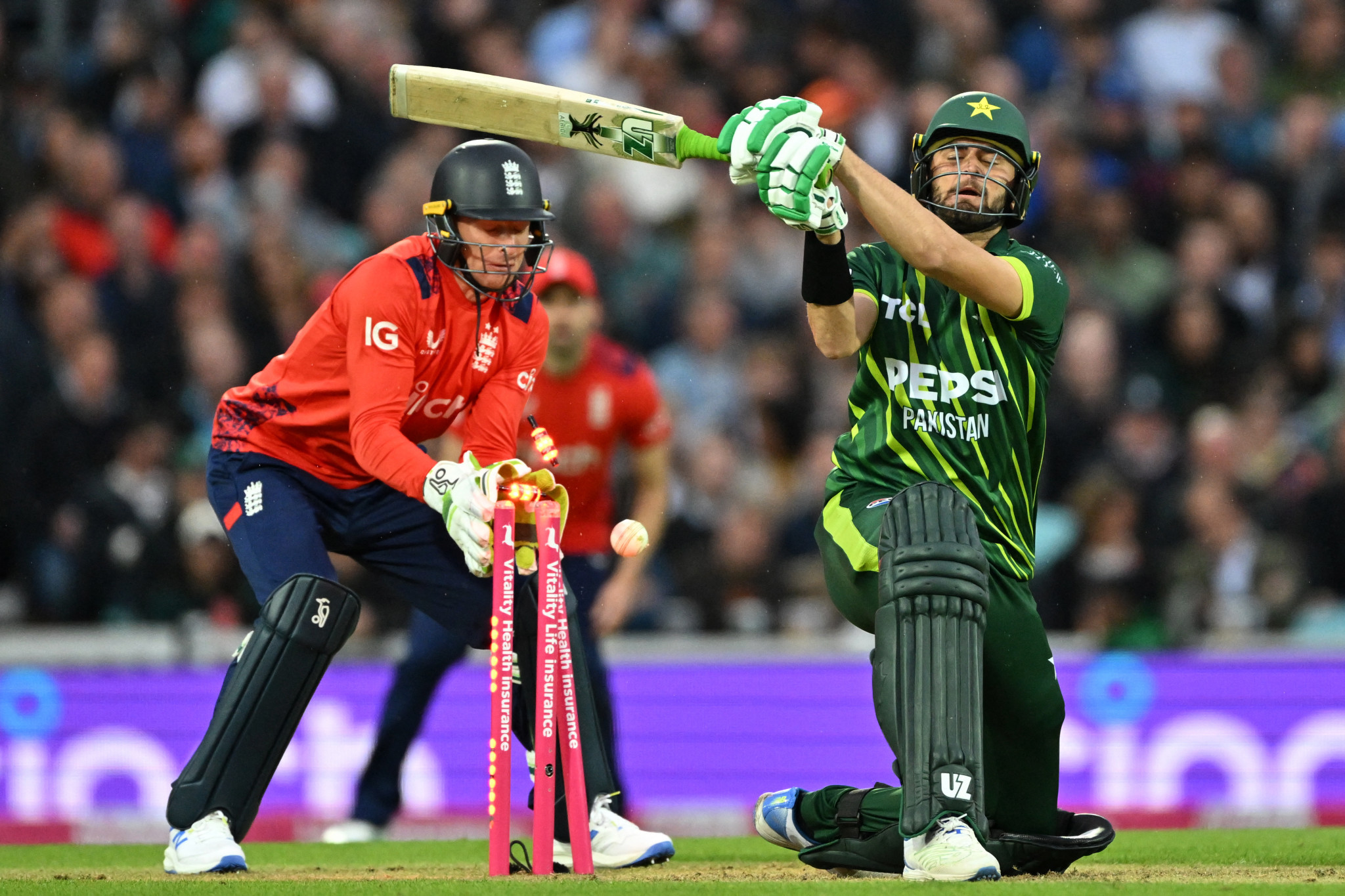 England cricket secured a T20 series victory over Pakistan before their World Cup defence. GETTY IMAGES