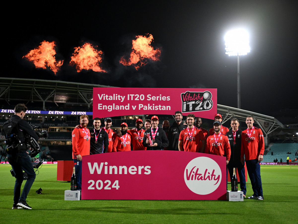 England defeated Pakistan in their T20 series ahead of the World Cup. GETTY IMAGES