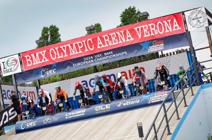 BMX European Championships kick off today in Verona.  UEC