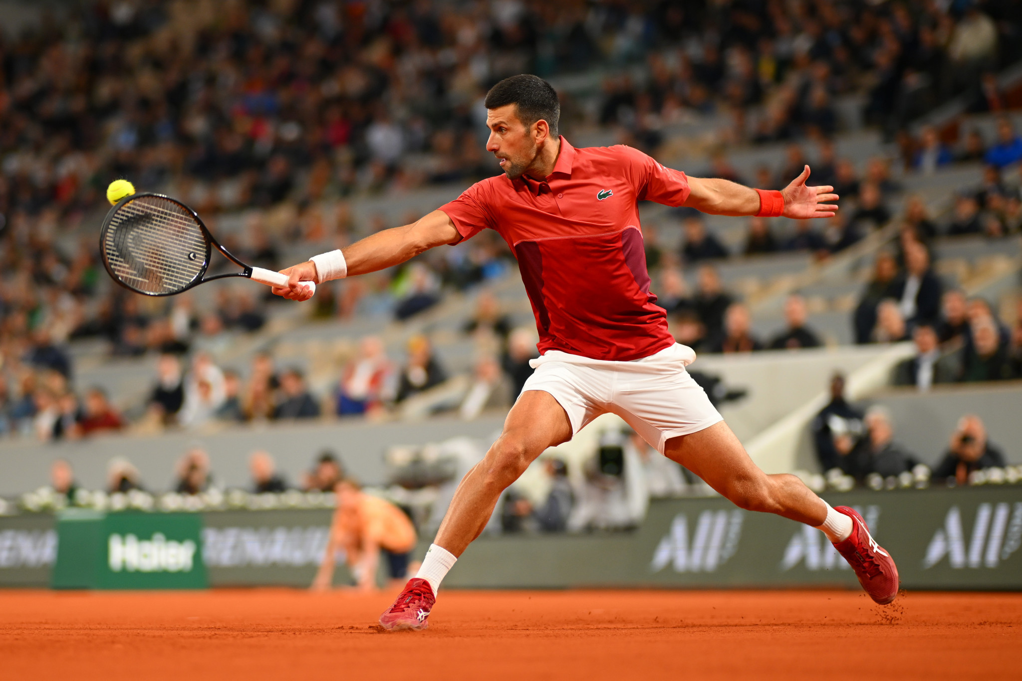 Novak Djokovic has also expressed his concerns with the crowd at Roland Garros. GETTY IMAGES