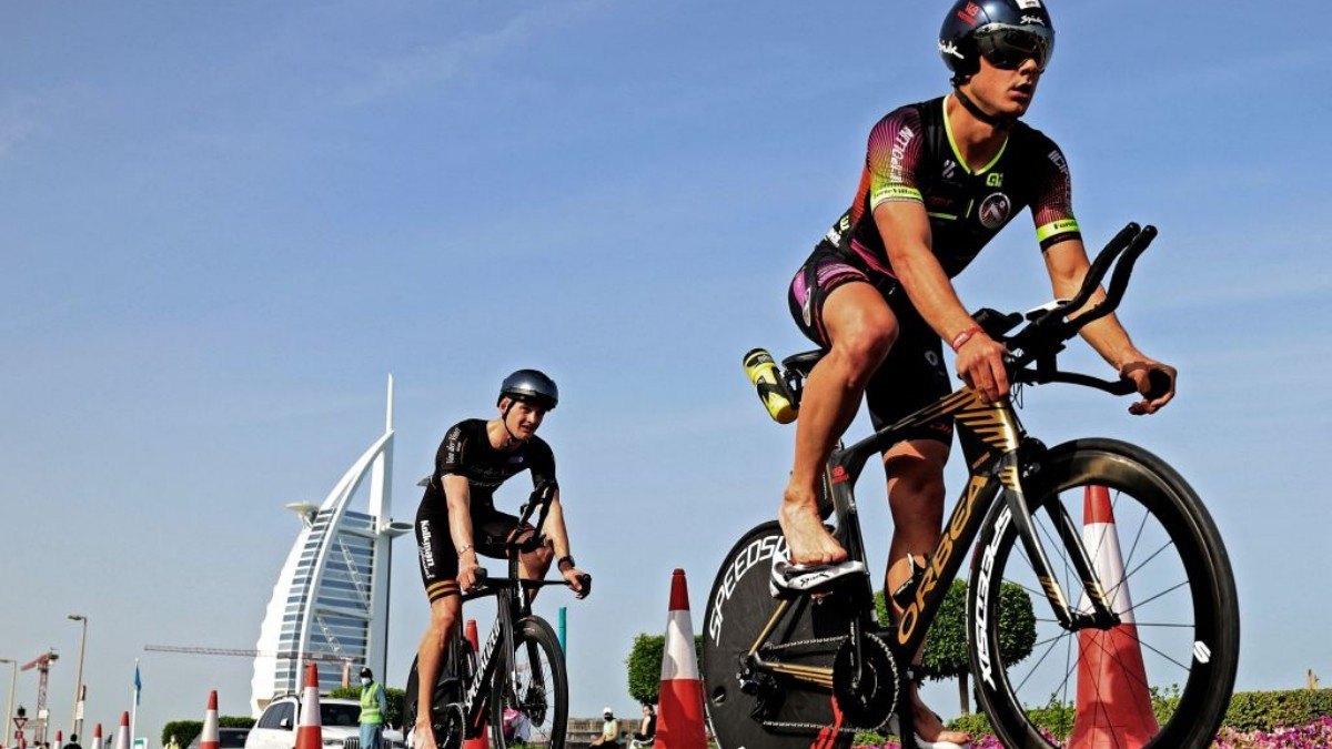 Once again, Dubai will host a new world-class event, this time a triathlon. GETTY IMAGES