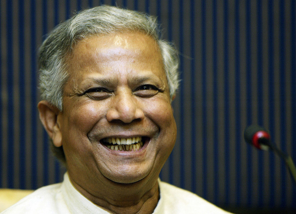 Bangladesh's "banker to the poor" Nobel Peace Prize winner Muhammad Yunus has been advising on the Paris 2024 Olympics. GETTY IMAGES
