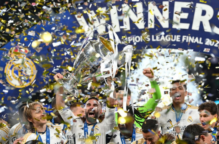 Real Madrid win 15th Champions League title. GETTY IMAGES