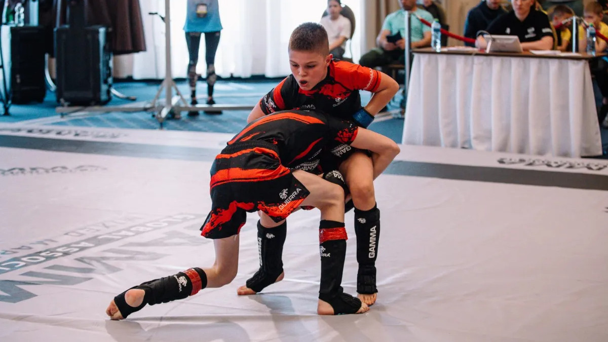 Action during the GAMMA U18 European Championships. GAMMA