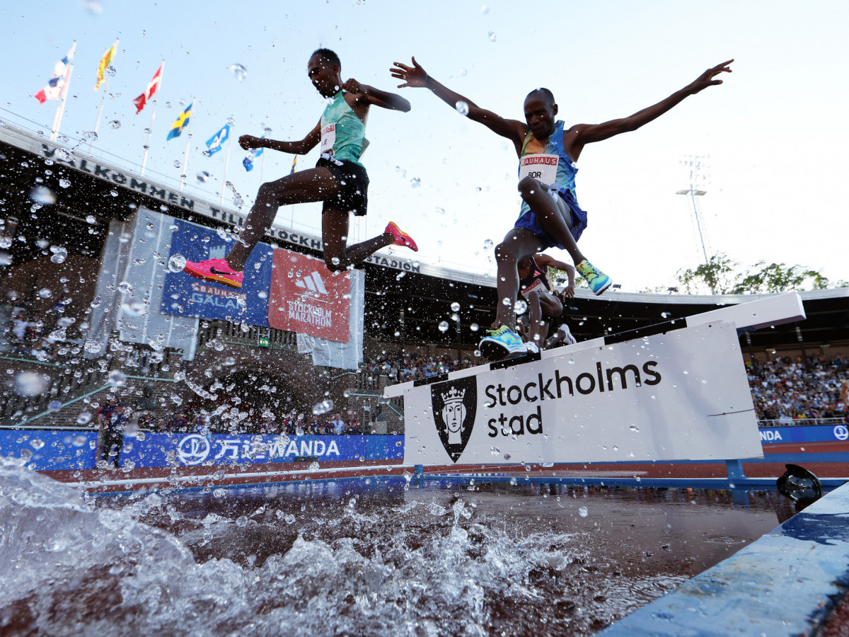 Plenty of action took place at the 2024 Stockholm Diamond League. GETTY IMAGES