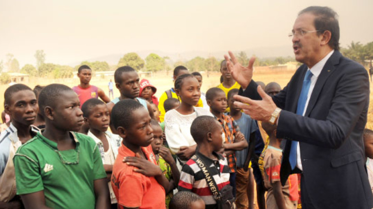 ANOCA President Mustapha Berraf on the importance of children in Africa