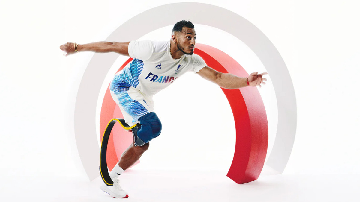 Le Coq Sportif has a contract to outfit the Olympic and Paralympic athletes for Paris 2024. LE COQ SPORTIF 