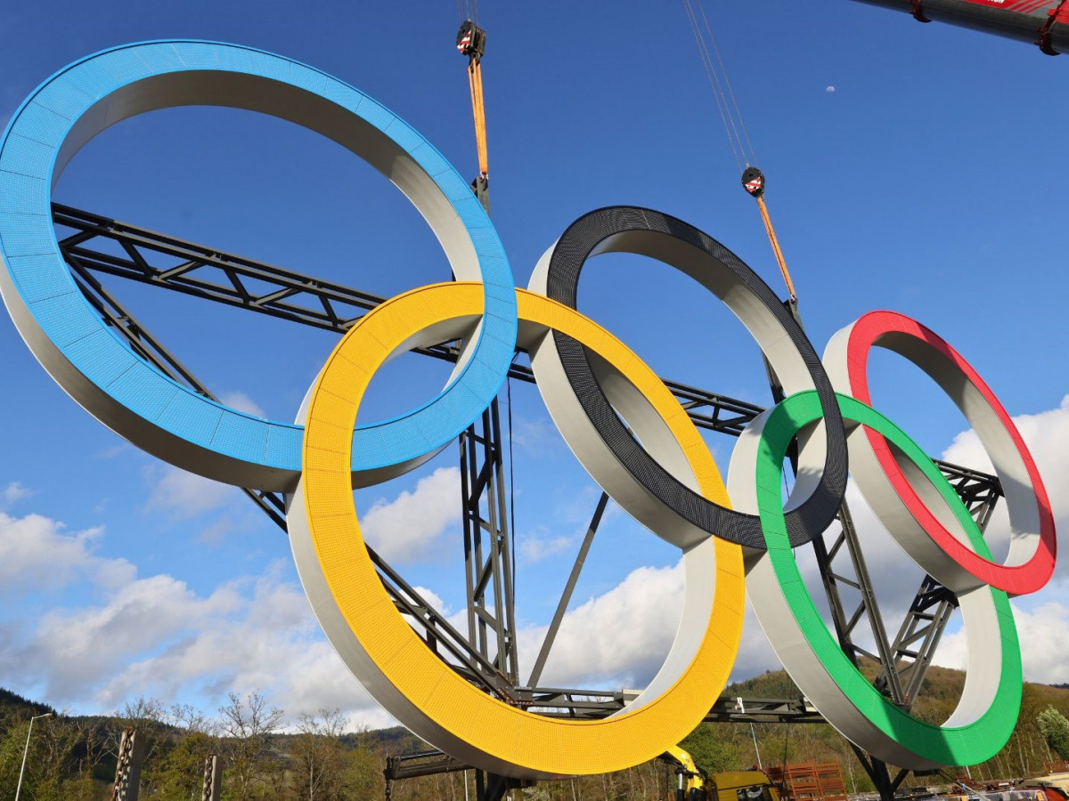 The Olympic rings will be placed on the Eiffel Tower. ArcelorMittal