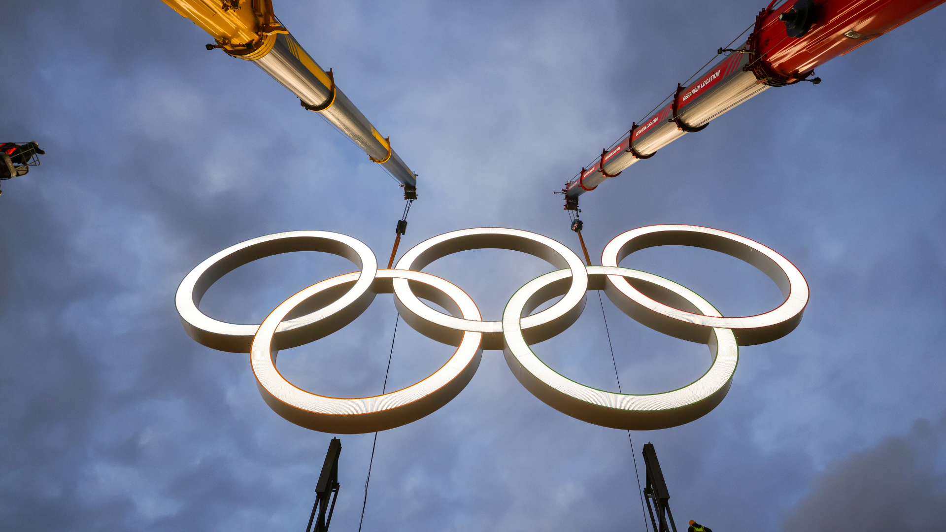 The Olympic rings will be lit up by night on the Eiffel Tower. ArcelorMittal