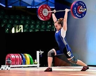 Iryna Dekha has been named the National Olympic Committee of Ukraine athlete of the month for April after winning three gold medals at the European Weightlifting Championships in Forde in Norway ©NOC of Ukraine