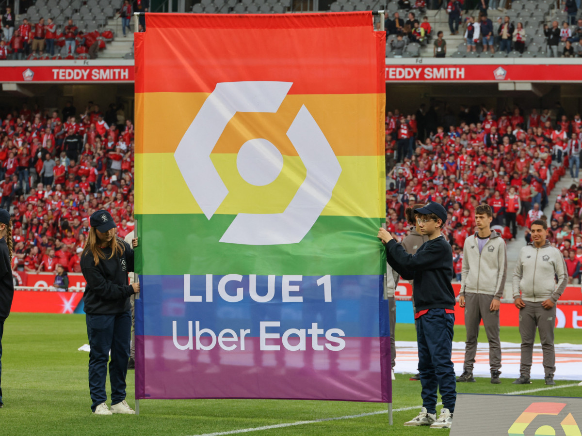 An LGBT group has lodged a complaint towards players and Ligue 1 clubs. GETTY IMAGES