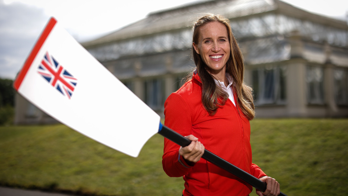 Helen Glover leads Team GB's rowing squad at Paris 2024. GETTY IMAGES