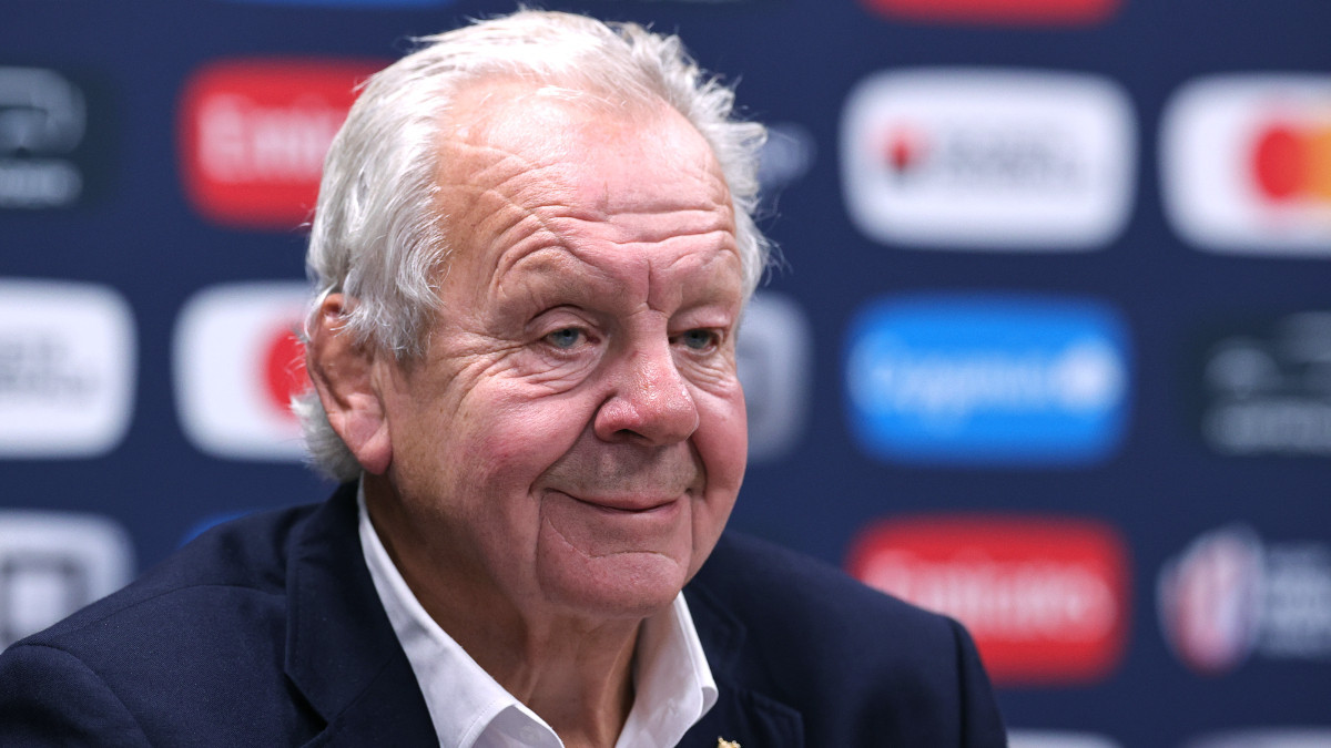 Sir William Beaumont is the current Chair of World Rugby. GETTY IMAGES