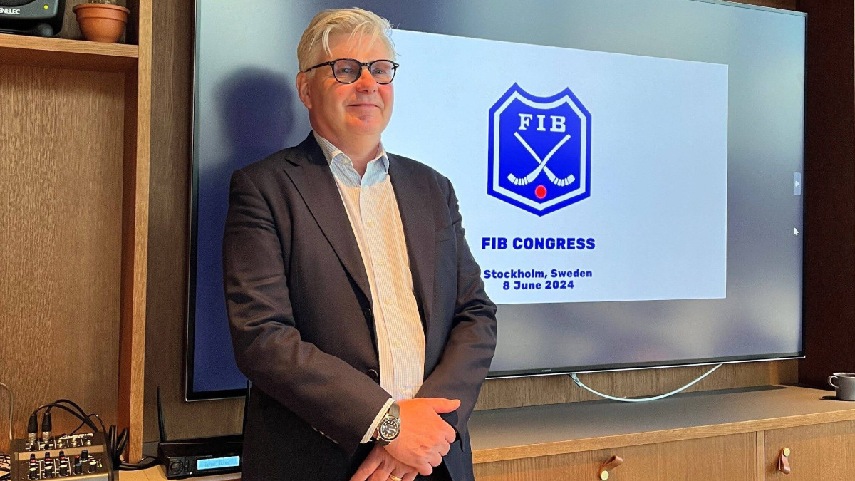 Henrik Nilsson, Federation of International Bandy new president. FIB